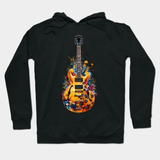 Psychedelic Electric Gutar Hoodie